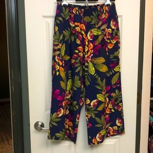 J.Jill pull on wide leg crop pants